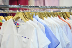 Medical,Uniform,On,A,Hangers,In,A,Shop